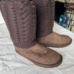 UGG Classic Cardy Boots Brown Size 9